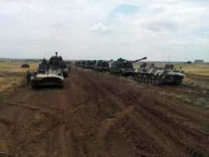 Russian armed forces military units and the armament in Ukraine