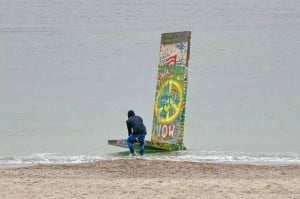 Berlin Wall installation with peaceful messages was sent from Odessa to Sevastopol