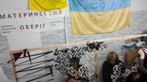 Le Talisman de la mère garde les soldats ukrainiens