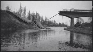 Terrorist burnt bridges divide Ukraine