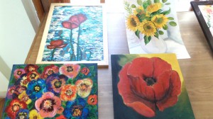 Une école de peinture vend des tableaux afin d’aider les militaires ukrainiens