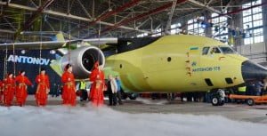 Ukraine’s Antonov plant introduced new transport aircraft AN-178