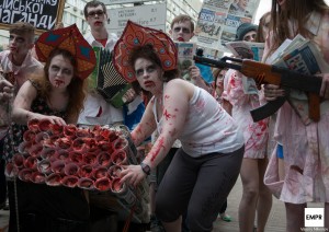 Kyiv hosts Zombie Parade to reflect pro-Russian newspaper ‘Vesti’