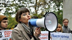 Oleksandra Matvichuk: We found death sentences in eastern Ukraine