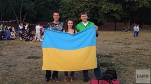 Ukrainians from all over Ukraine celebrate National Flag Day in Berlin