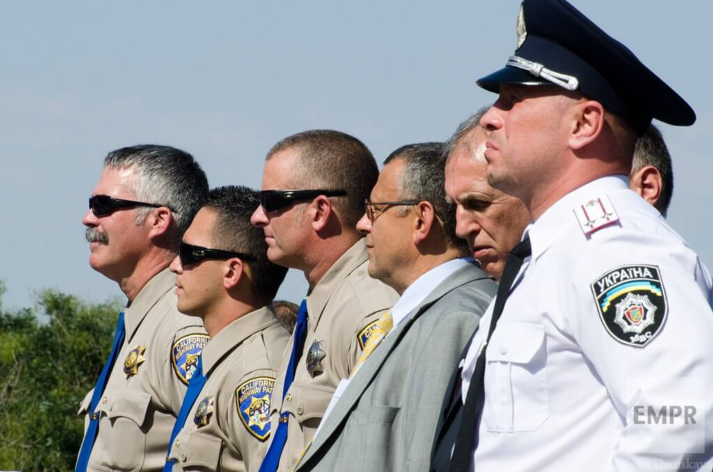 Representatives of California Highway Patrol who helped training new Odessa patrol police emphasized high motivation of new police officers: 'They really want to make improvements for their country and children'. California police officers also said they were glad they had been allowed to help in training. They noted the high level of competence, and said there was always room for improvement based on everyday experience.