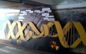 Chornobyl disaster: Facts from KGB archives displayed as installation in Kyiv’s underground crossing