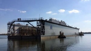 Kherson “Pallada” launched the newest composite floating dock