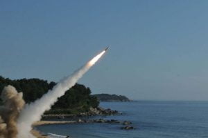 Russian navy performed missle launches at naval targets in the Black Sea