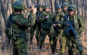 Russian troops have been scouting Ukrainian positions in Donetsk sector