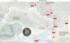 NYT showed the position of Russian troops near the border with Ukraine