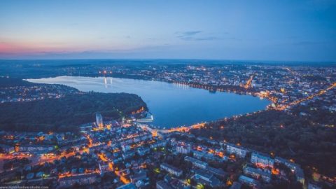 The Russian military fired missiles at Ternopil, west Ukraine