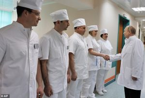 Russian fuhrer is given three years to live by doctors due to cancer. Countdown is open