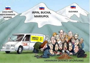 Amnesty International has deliberately played along with the Russian Federation