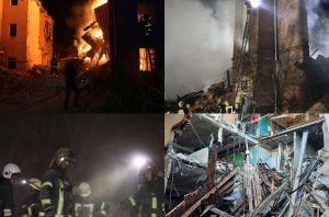 Night of massive missile attacks on Kharkiv