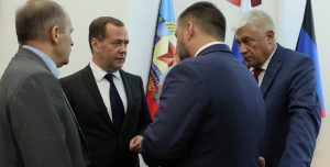 Dmitry Medvedev on behalf of Putin arrived in occupied Luhansk