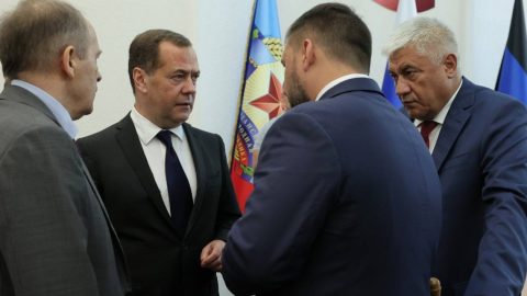 Dmitry Medvedev on behalf of Putin arrived in occupied Luhansk