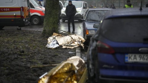 "A helicopter fell on my kindergarten." Report from the place of the helicopter crash in Brovary