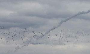 Kyiv was hit with new russian S-400 SAM system missiles