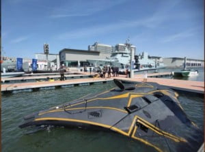 Ukrainian engineers presents the state-of-the-art submarine at the IDEX-2023 in Abu Dhabi