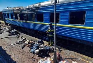 The train that came under russian shelling in Kherson arrived in Lviv on schedule
