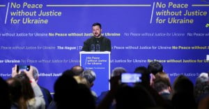 President Zelenskyi in The Hague