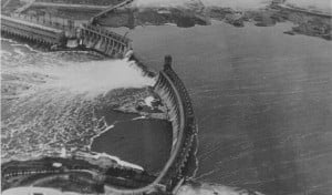 The russian forces blew up the Kakhovka HPP at night