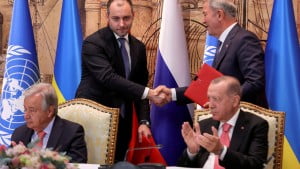 The grain agreement with russia has gone down in history