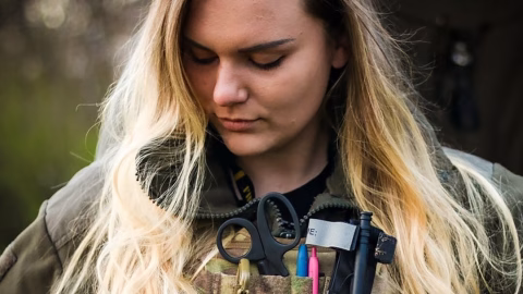 To the memory of Ukrainian paramedic Iryna Tsybukh