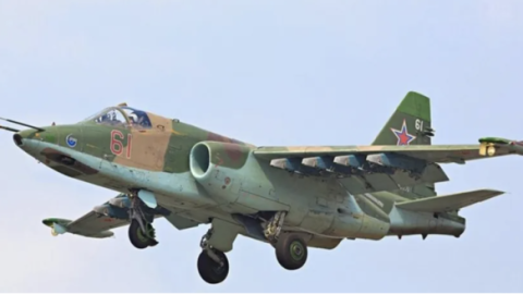 The Ukrainian military shot down Russian Su-25 in occupied Donetsk region
