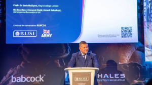 Valerii Zaluzhnyi made his first speech in London as the Ambassador to the United Kingdom