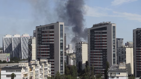Two russian hypersonic Kinzhal missiles intercepted over Kyiv