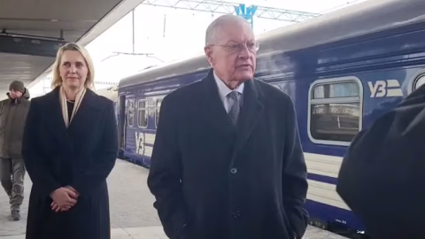 US Special Representative Keith Kellogg arrives in Kyiv