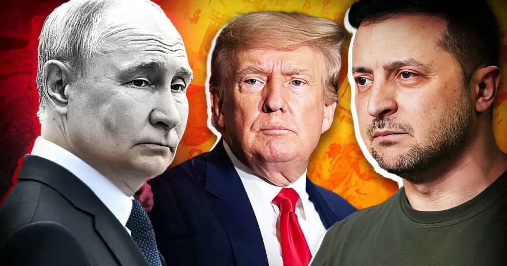The presidents of Russia, the USA, and Ukraine are playing the villains