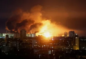 Russia's massive combine attack on Kyiv on it's Anniversary