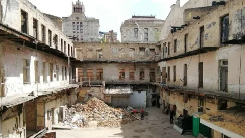 The central gastronom in Kyiv did not survive the restoration: photos