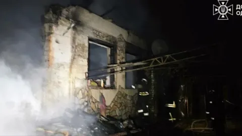 Russian forces attacked the Odesa region overnight, causing damage