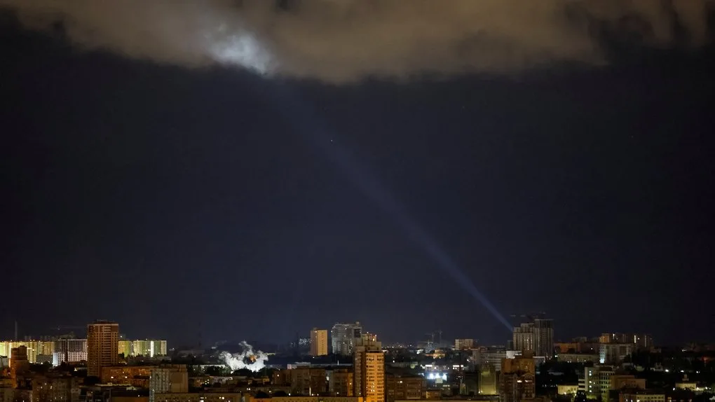 Kyiv under massive russian ballistic and drone attack