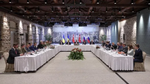 The Ukrainian delegation has arrived in Istanbul for negotiations