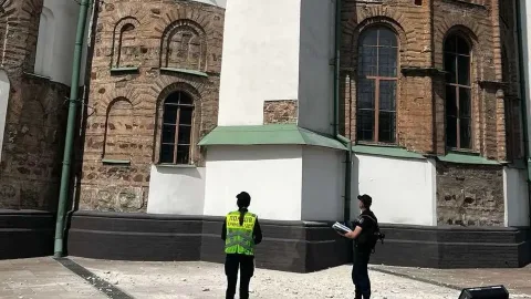 St. Sophia Cathedral in Kyiv and Odesa Film Studio damaged by Russian attack