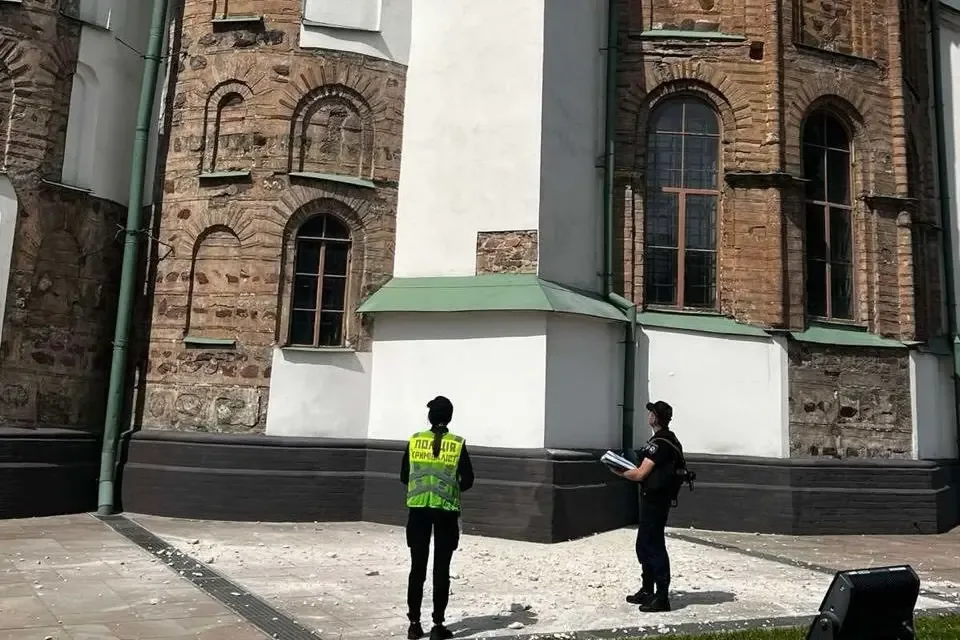 St. Sophia Cathedral in Kyiv and Odesa Film Studio damaged by Russian attack
