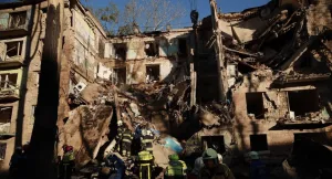 Kyiv came under another russian massive attack