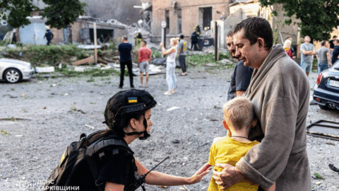 In Kharkiv, a maternity hospital came under a Russian drone strike, with casualties reported