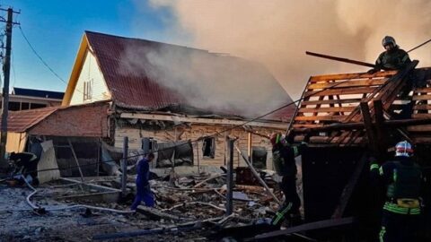 kyiv region: Russian Forces Attack School, Private Houses, and Vehicles in Unprecedented Strike